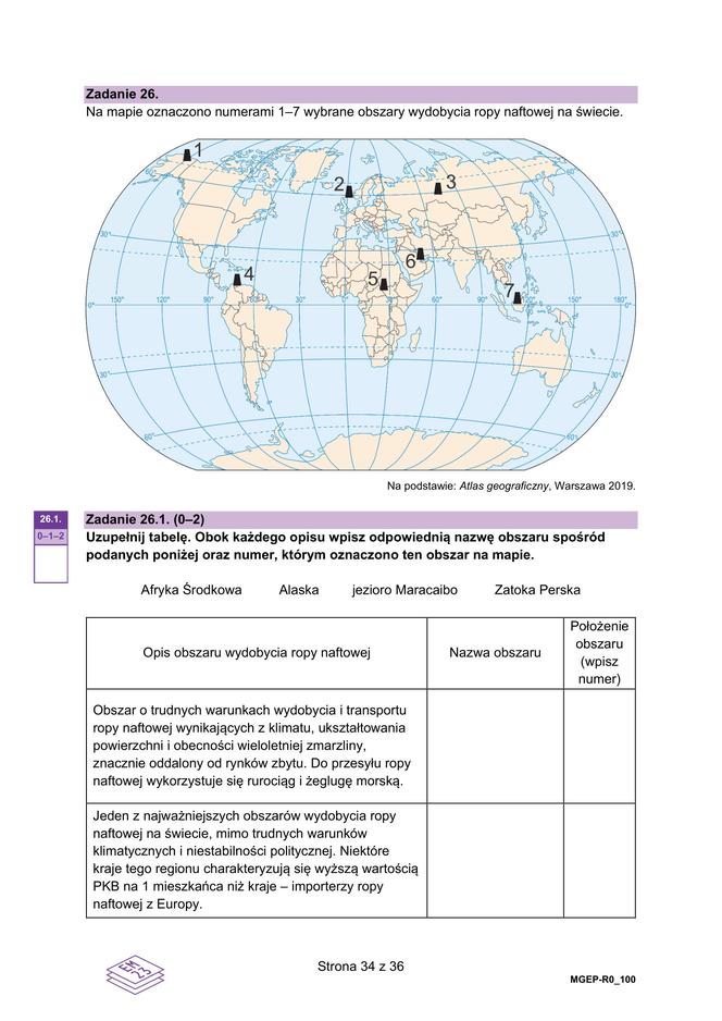 Tak wyglądał arkusz CKE matury z geografii na poziomie rozszerzonym (Formuła 2023)
