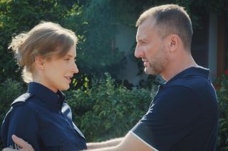 	M jak miłość odc. 1840. Natalka (Dominika Suchecka), Bartek (Arkadiusz Smoleński)