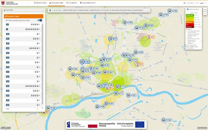 Gorzowski Portal Pasażera pozwoli zlokalizować tramwaj lub autobus