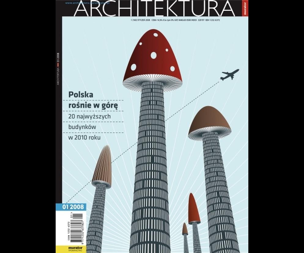 Okładka Miesięcznik Architektura 01/2008