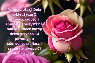 Kartki z życzeniami na Dzień Kobiet dla mamy