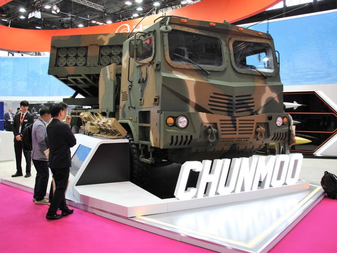 Wyrzutnia Chunmoo na Eurosatory 2024