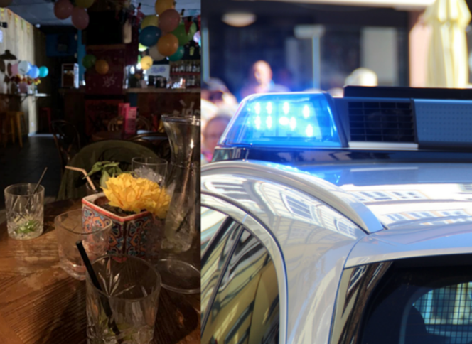 Akcja z policjantkami z Los Chupitos 