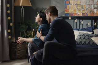 M jak miłość, odcinek 1721: Iza (Adriana Kalska), Marcin (Mikołaj Roznerski)