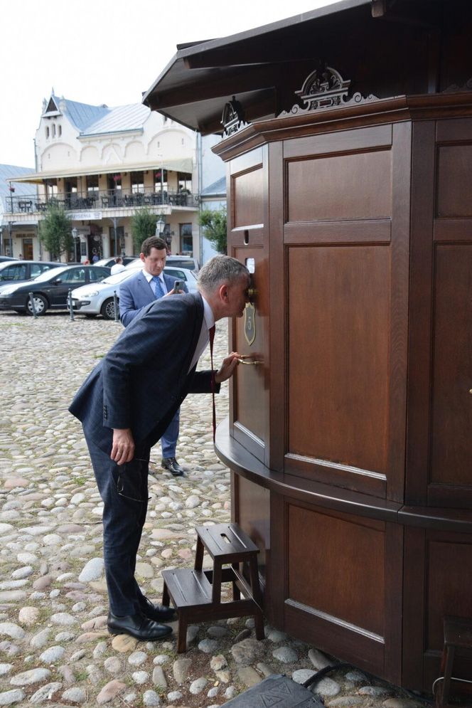 Fotoplastikon na Rynku w Starym Sączu 