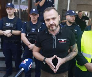 Protest górników i hutników ze Śląska w Warszawie