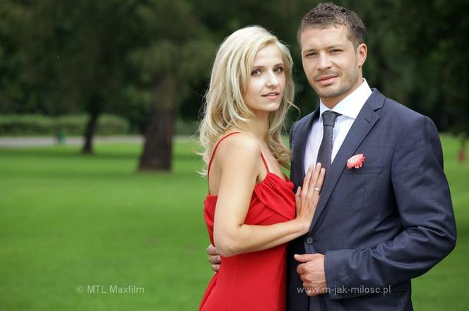 M jak miłość, Małgosia (Joanna Koroniewska) i Tomek Chodakowski (Andrzej Młynarczyk)