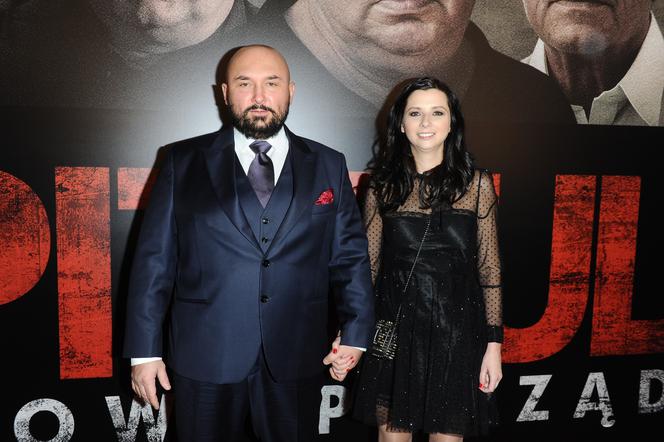 Patryk Vega na premierze filmu Pitbull