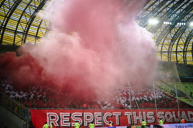 Lechia Gdańsk - Widzew Łódź: Zdjęcia kibiców z meczu 15. kolejki PKO BP Ekstraklasy