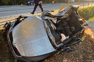 Tragiczny wypadek na DK73 pod Chmielnikiem. 3 osoby zmarły na miejscu