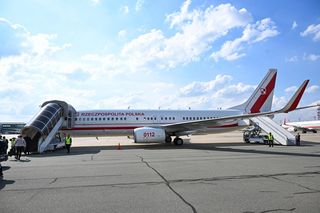 Wylot Karola Nawrockiego z Warszawy do USA