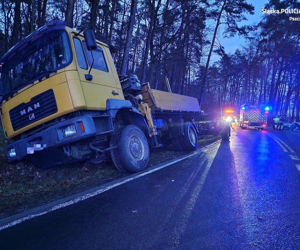 Wypadek w Miedźnej. Kierująca trafiła do szpitala