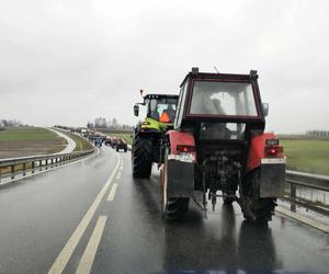 Protest rolników z Podkarpacia w Przeworsku