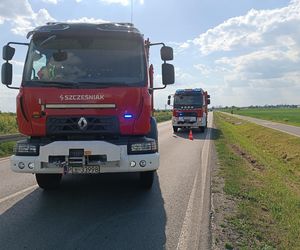 Wypadek niedaleko Kąkolewa 