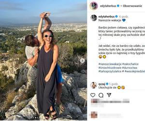 Edyta Herbuś z ukochanym na wakacjach