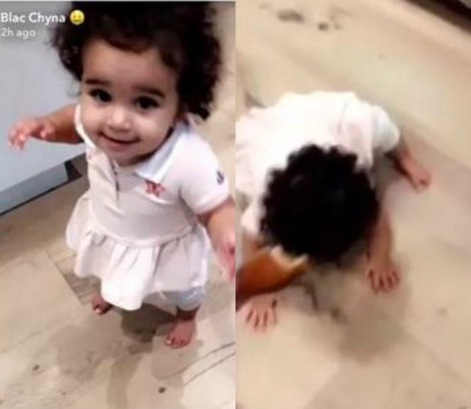 Dream Kardashian uczy się chodzić