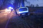 Wypadek na ulicy Mroźnej w Tarnowie i przewrócenie naczepy w Bistuszowej