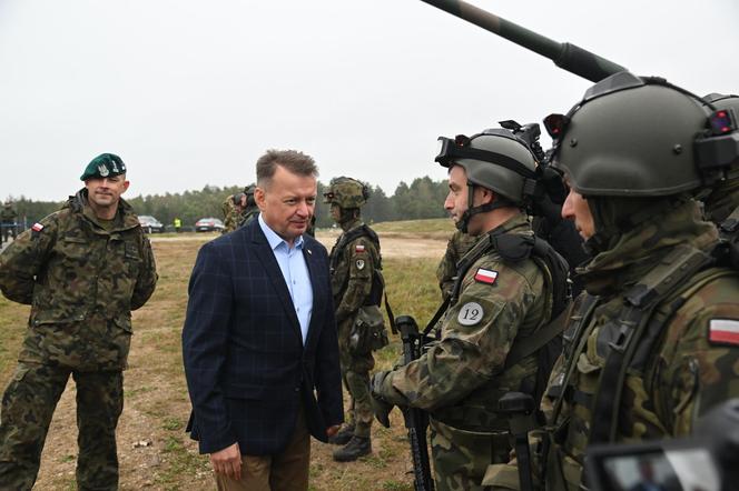 Minister Błaszczak w Centrum Szkolenia Bojowego Drawsko