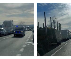 Wypadek w Boguchwale. Dwie kobiety ranne. Ogromne utrudnienia