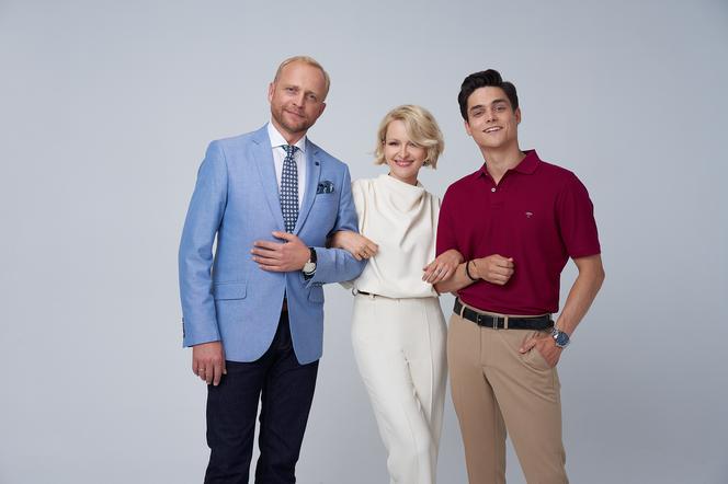 Kowalscy kontra Kowalscy. Piotr (Piotr Adamczyk), Anna (Marieta Żukowska), Janek (Patryk Cebulski)