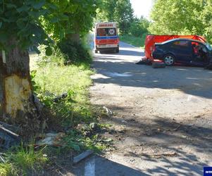 Śmiertelny wypadek na trasie Orzysz - Góra. Kierowca zginął na miejscu [ZDJĘCIA]