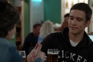 Pierwsza miłość odc. 4036. Florian/ Florek (Michał Kurek), Filip (Dominik Smaruj)