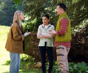 Barwy szczęścia odc. 3253. Janka (Oliwia Drożdżyk), Mariusz (Rafał Cieszyński), Kasia (Katarzyna Glinka)