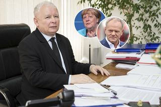 Kaczyński ostro o Merkel! Polityczna Mutti i promotorka kariery Tuska. Dalej jest tylko mocniej