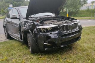 Wypadek na al. Warszawskiej w Olsztynie. Zderzyły się trzy pojazdy. Jedna osoba ranna [FOTO]