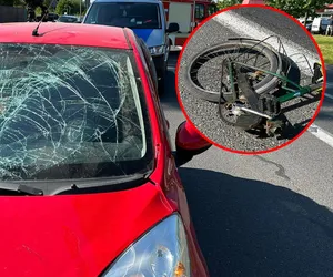 Jej rower pękł na pół! Potworny wypadek z udziałem rowerzystek