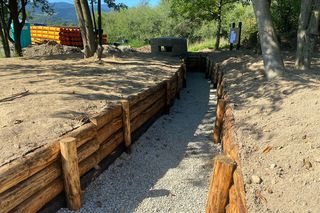 Skansen fortyfikacji polowych w Barcicach 