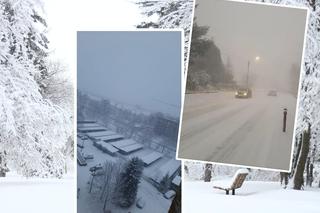 Śnieżyce zasypują Polskę. Na drogach fatalne warunki [NAGRANIA]