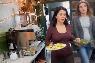 M jak miłość na planie. Franka (Dominika Kachlik), Kinga (Katarzyna Cichopek)