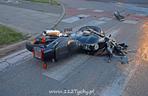 Wypadek motocyklisty w Tychach