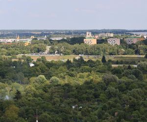 Panorama Lublina z najwyższego punktu widokowego w mieście - Wieży Trynitarskiej