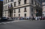 Głosowanie w lokalu wyborczym w Instytucie Polskim w Rzymie