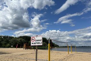 Zakaz kąpieli w Dąbiu 