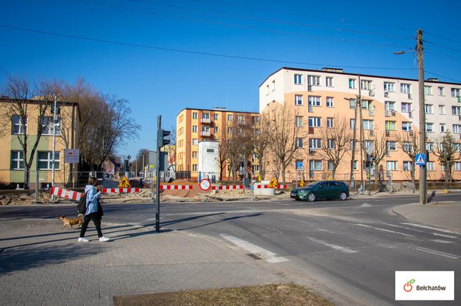 Szykują się kolejne utrudnienia dla kierowców. Drogowcy zamkną skrzyżowanie w centrum Bełchatowa 