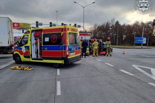 Wypadek na DK81 w Żorach