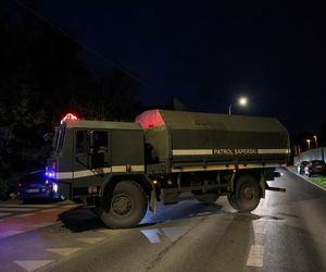 Ewakuacja mieszkańców w Rembertowie (7.09.2025)