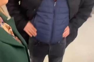 Barwy szczęścia na planie: Rafał Zaborski (Wojciech Solarz), Karolina (Marta Dąbrowska)