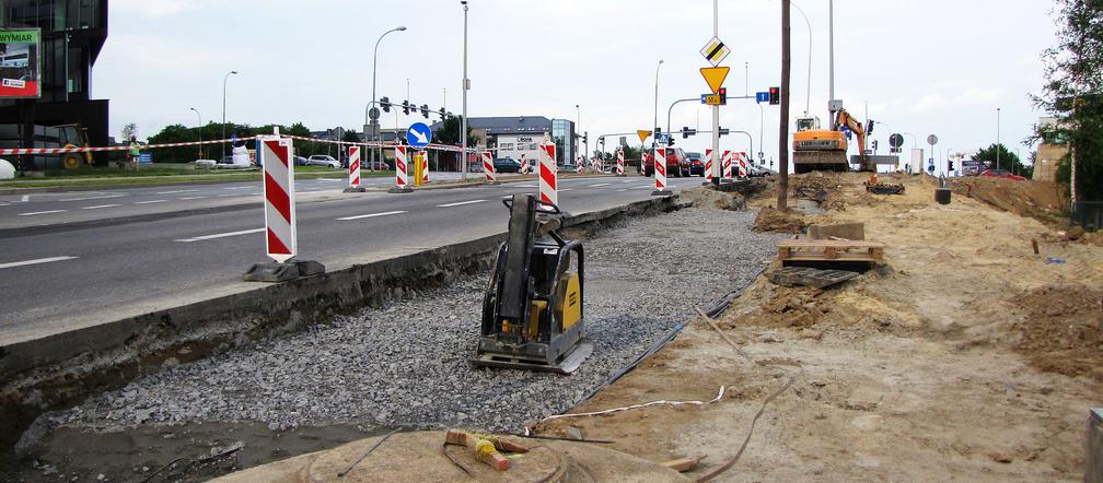 Remonty w Rzeszowie: Skrzyżowanie al. Niepodległości z al. Armii Krajowej