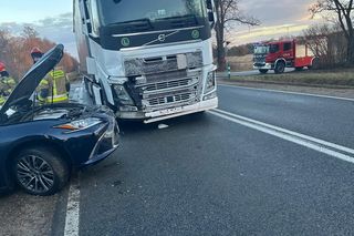 Wypadek na DK-50 pod Łochowem