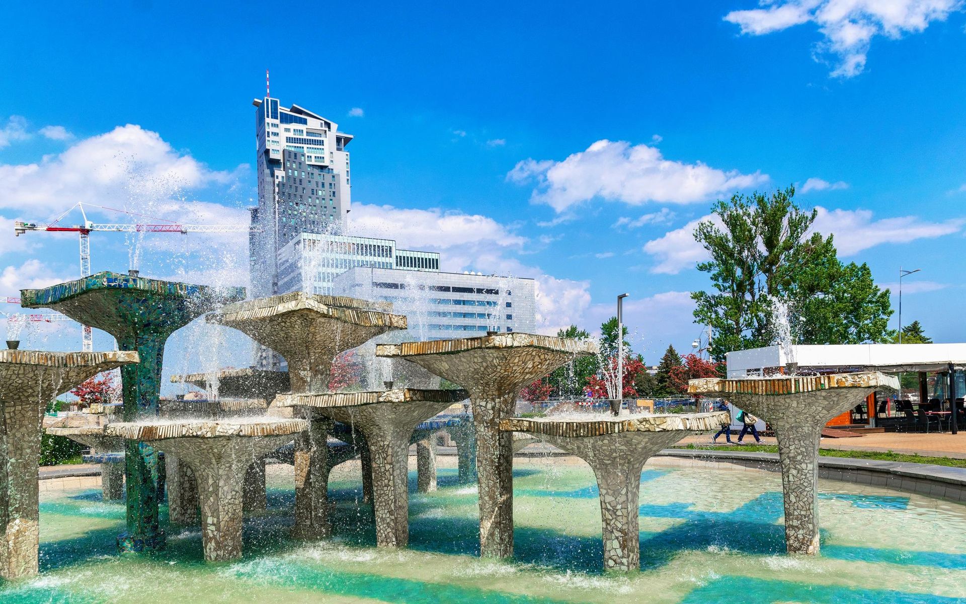 Gdynia - plac Kościuszki i drapacz chmur