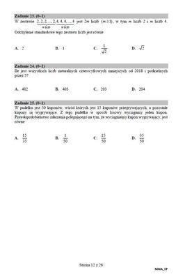 Matura 2018. Arkusze CKE z matematyki