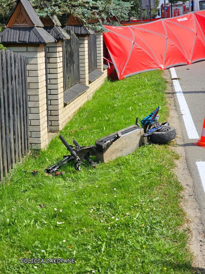 16-latek ofiarą śmiertelną wypadku w Bustryku. Potrącił go kierujący śmieciarką [ZDJĘCIA]