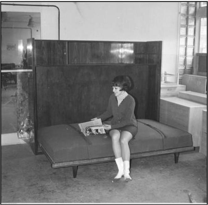 Zakład usług stolarsko-tapicerskich "Redom" w Warszawie, półkotapczan 1967-70