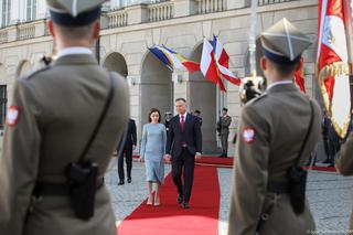 Prezydent Duda spotkał się z prezydent Mołdawii