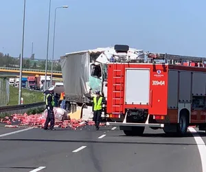 Piwo rozlało się na S8. Zderzenie dwóch ciężarówek. 50-latek był kompletnie pijany