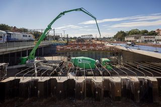 Przebudowa węzła kolejowego w Katowicach - sierpień 2025